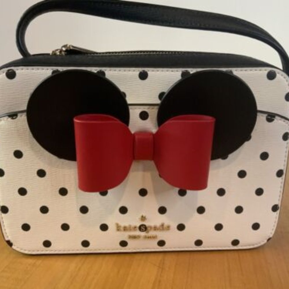 Kate Spade New York CUTE! NWT Disney X Minnie Mouse Small Shoulder Wallet Purse